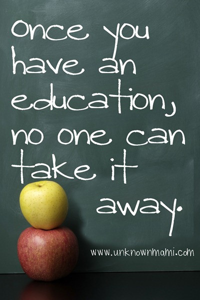 Quote About Importance Of Education
 Why is Education Important WaveForChange – Unknown Mami