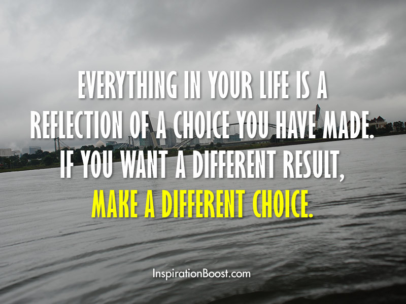 Quote About Life Choices
 Life Choice Quotes
