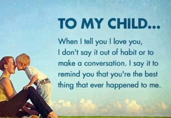 Quote About Loving Your Child
 CHILDREN QUOTES image quotes at hippoquotes