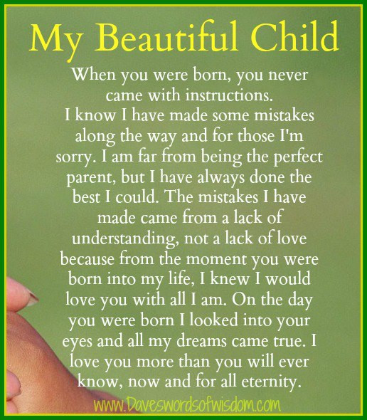 Quote About Loving Your Child
 child