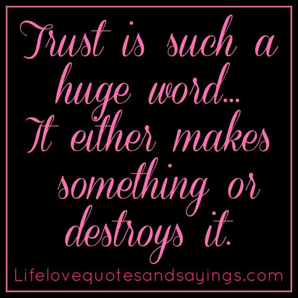 Quote About Trust And Love
 Build Trust and I Will Follow…