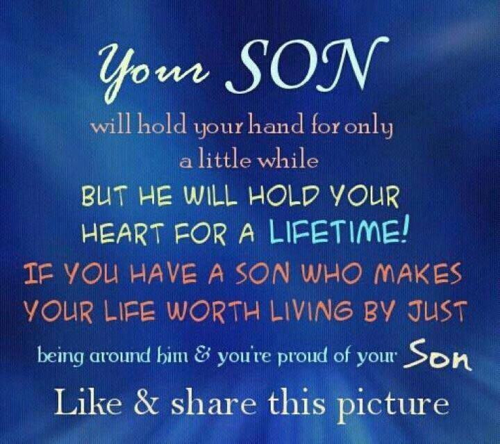 Quote From Mother To Son
 My Coolest Quotes Your Son Will Hold Your Hand