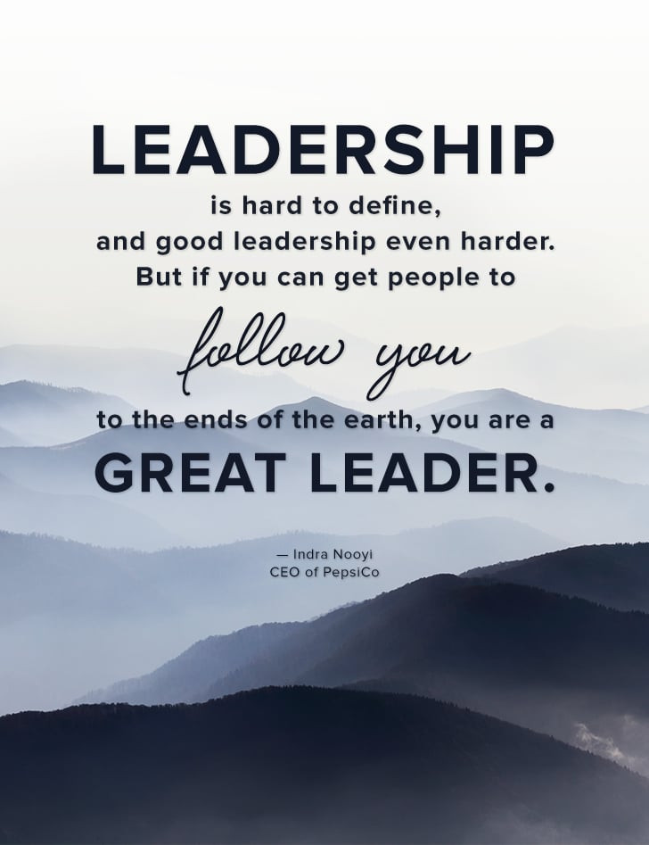 Quote On Great Leadership
 "Leadership is hard to define and good leadership even