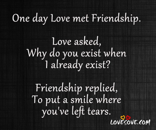 Quotes About Love And Friendship
 Inspirational Quotes About Love And Friendship QuotesGram