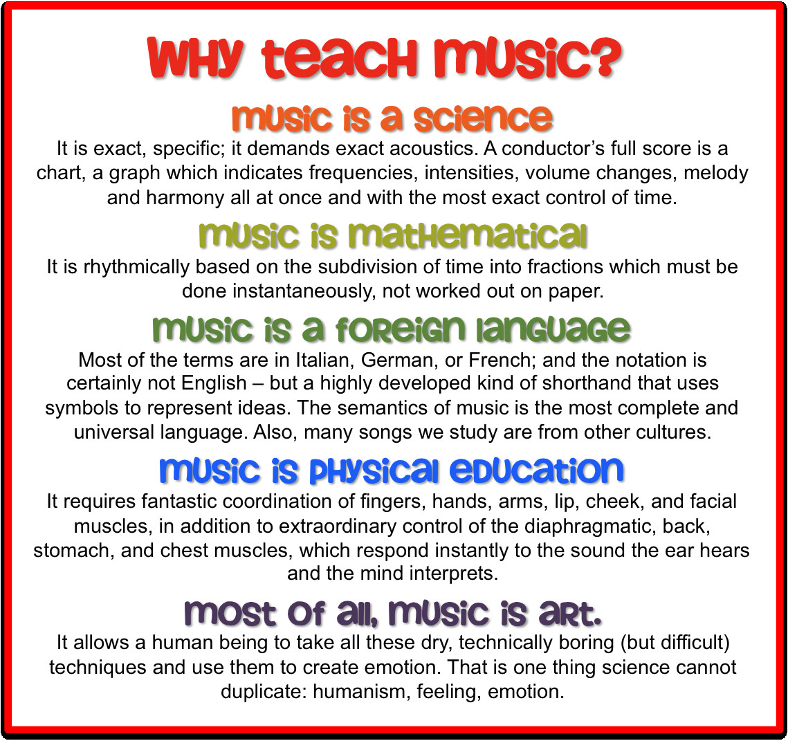 Quotes About Music Education
 why teach music Archives They re Not Our Goats