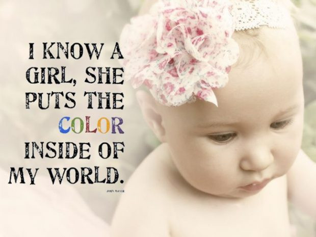 Quotes About Newborn Baby Girls
 Baby Girl Quotes & Sayings About Little Girl s With