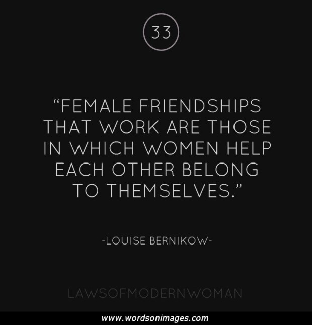 Quotes About Women Friendships
 Inspirational Friendship Quotes For Women QuotesGram