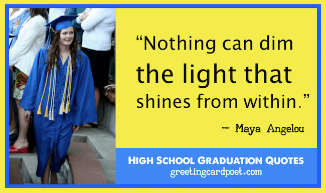 Quotes For Highschool Graduation
 High School Graduation Quotes