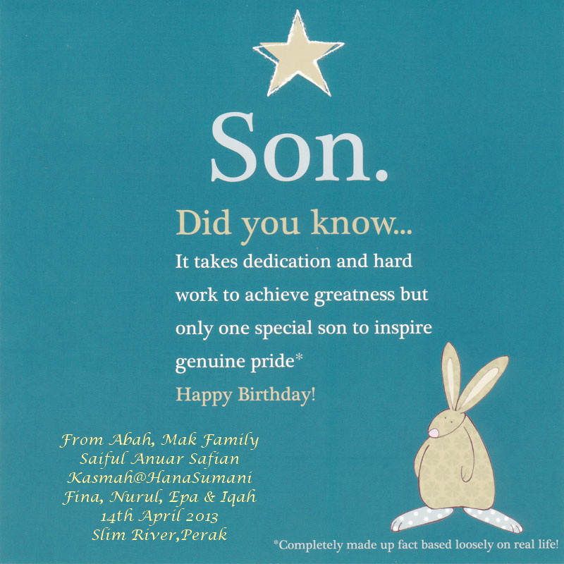 Quotes For Son Birthday
 Happy 14th Birthday Son Quotes QuotesGram