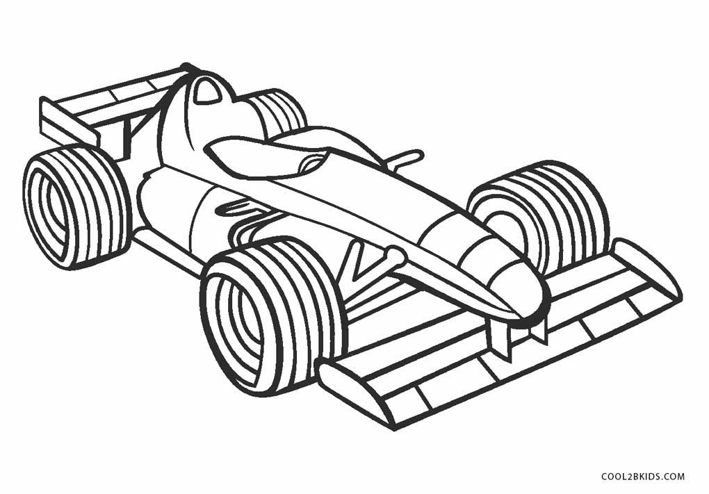 Race Car Coloring Pages Printable
 Free Printable Cars Coloring Pages For Kids
