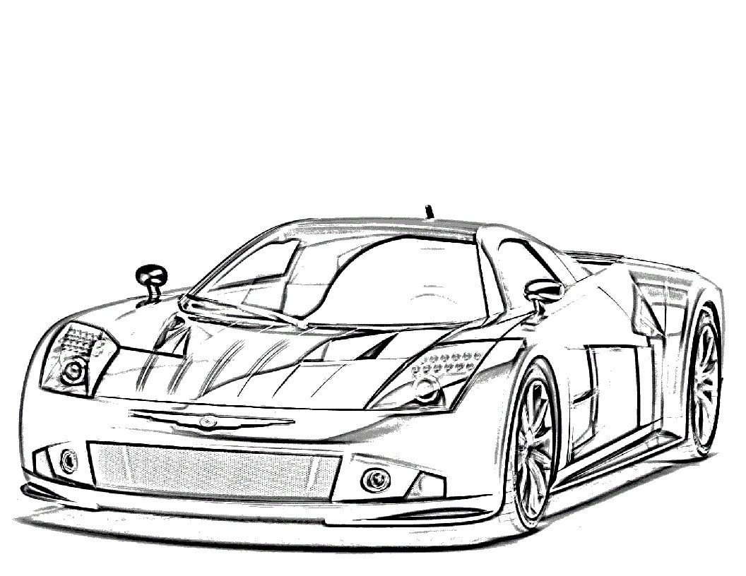 Race Car Coloring Pages Printable
 25 Sports Car Coloring Pages For Children 14