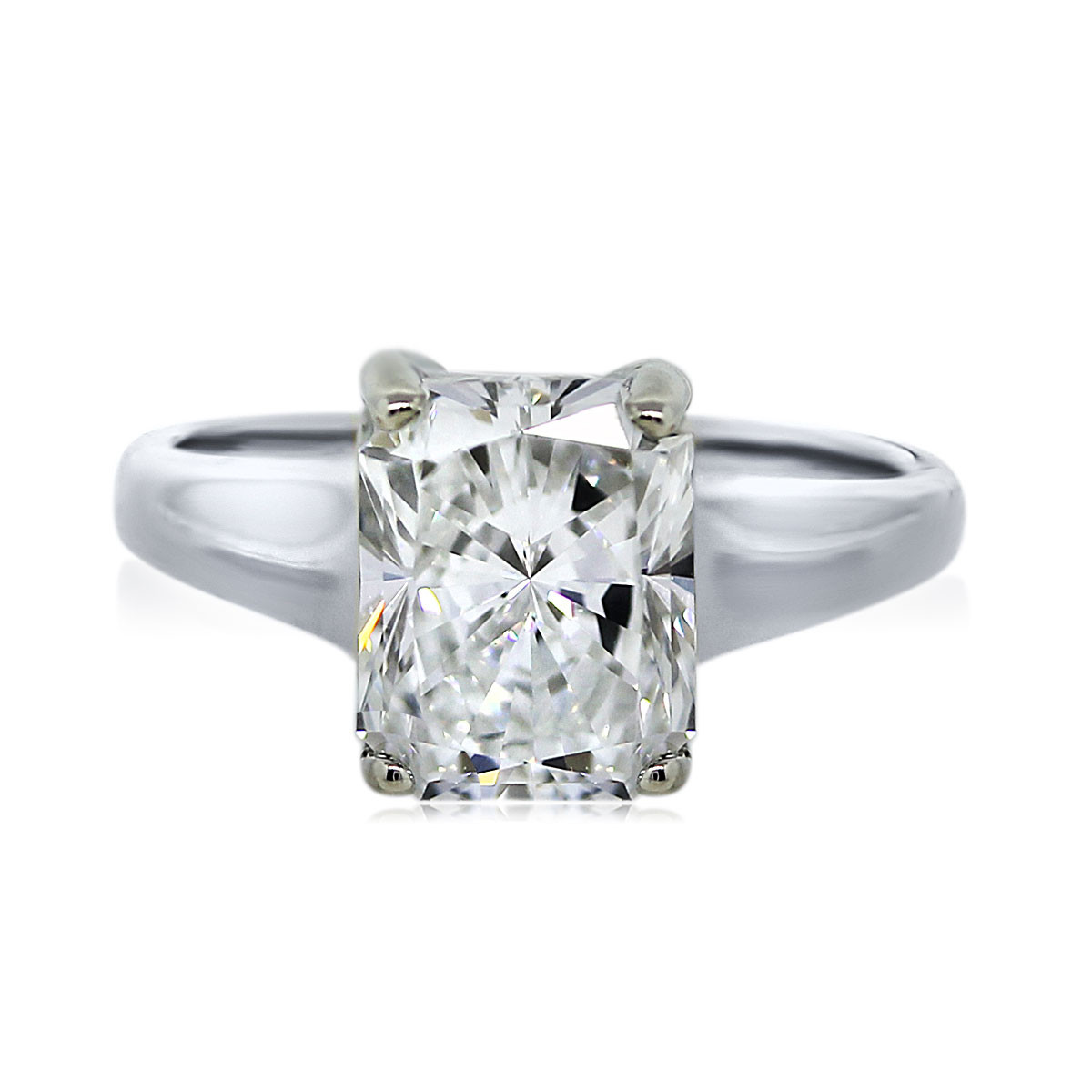 Radiant Cut Diamond Engagement Rings
 White Gold GIA Certified 2 00ct Radiant Cut Diamond