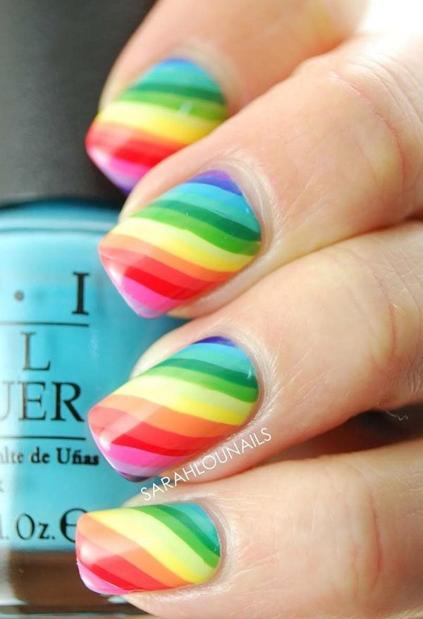 Rainbow Nail Art
 25 Rainbow Nail Art Ideas That Are Perfect for Summer