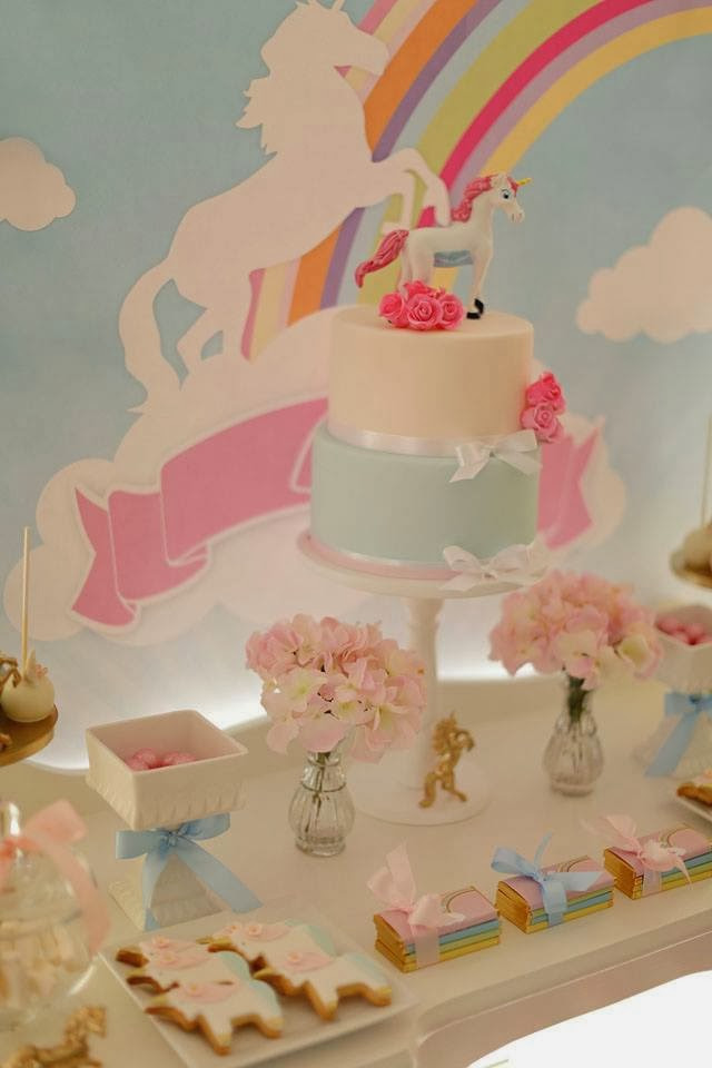 Rainbow Unicorn Birthday Party Ideas
 Little Big pany