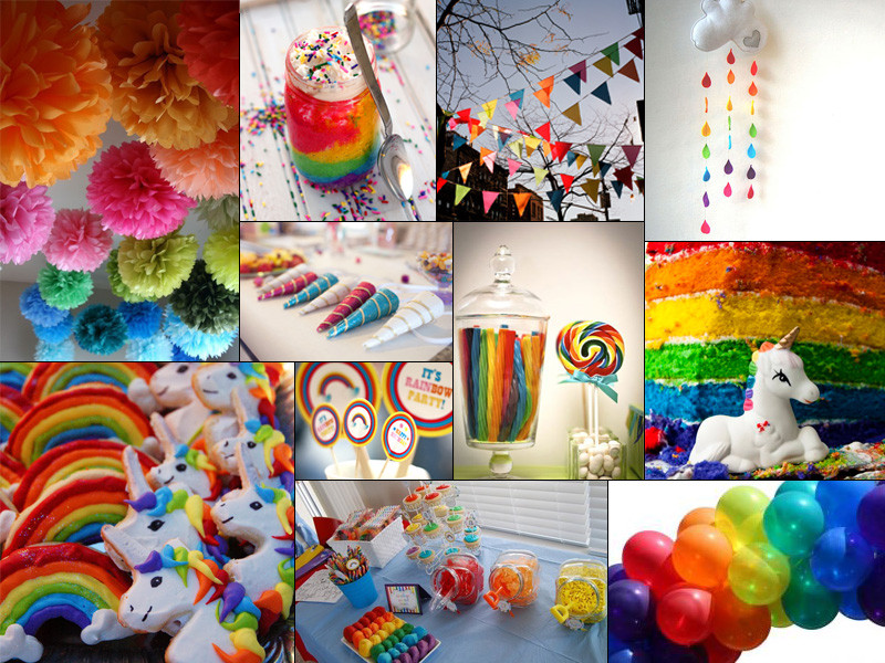Rainbow Unicorn Party Ideas
 Inspiration Enchanted Unicorn & Rainbow Birthday Party