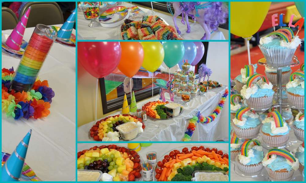 Rainbow Unicorn Party Ideas
 Ninjago Unicorns & Rainbows Birthday Party Ideas
