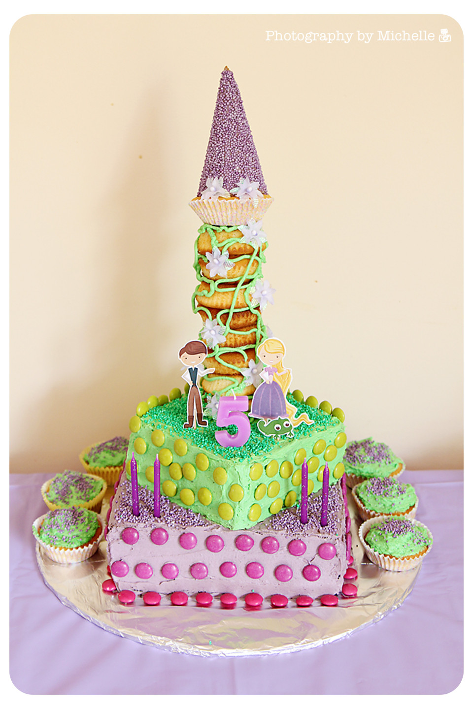Rapunzel Birthday Cake
 graphy by Michelle Charlotte s Tangled Rapunzel cake