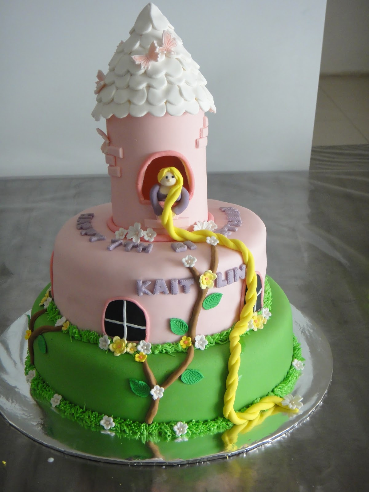 Rapunzel Birthday Cake
 Tiffany s Creations Rapunzel Birthday Cake