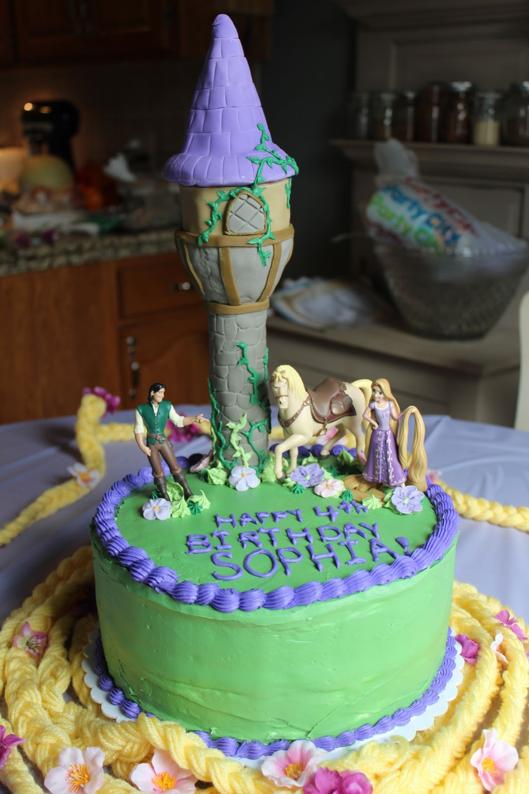 Rapunzel Birthday Cake
 Kate s Frocks Rapunzel Birthday Cake