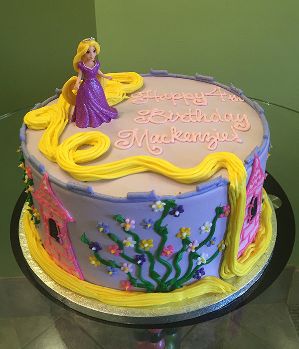 Rapunzel Birthday Cake
 Rapunzel Layer Cake – Classy Girl Cupcakes