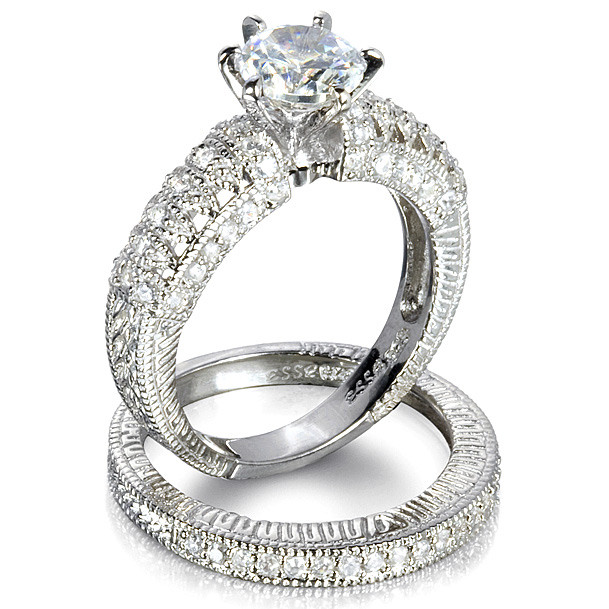 Real Diamond Promise Rings
 Real Silver Diamond Rings Wedding Promise Diamond Cheap
