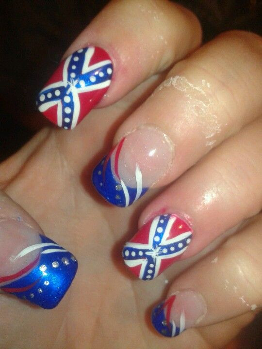 Rebel Flag Nail Designs
 17 Best images about Southern Hospitality on Pinterest