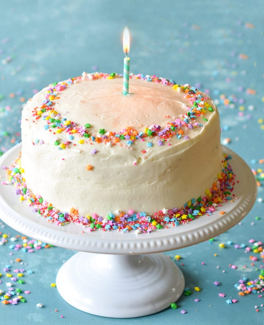 Recipe Birthday Cake
 Vanilla Birthday Cake with Old Fashioned Vanilla
