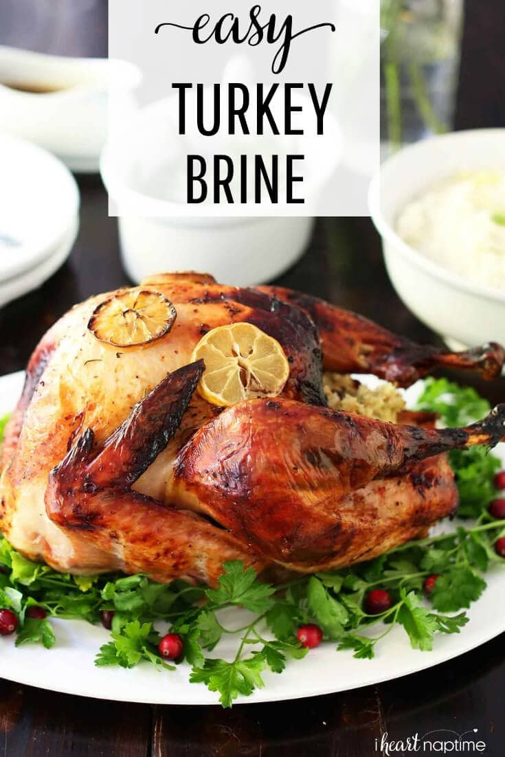 Recipe For Brine For Turkey
 EASY 3 Ingre nt Turkey Brine Recipe I Heart Naptime