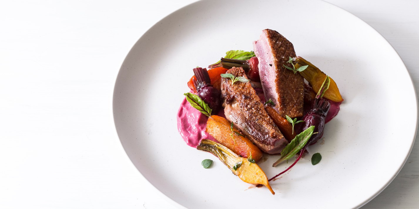Recipes For Duck Breasts
 Duck Breast Recipe with Beetroot Purée Great British Chefs