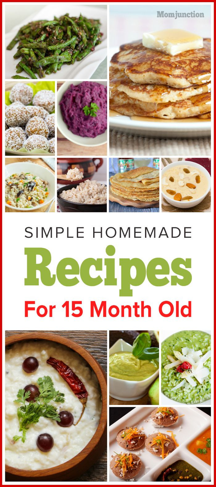 Recipes For One Year Old Baby
 Healthy And Interesting Food Ideas For 15 Month Olds