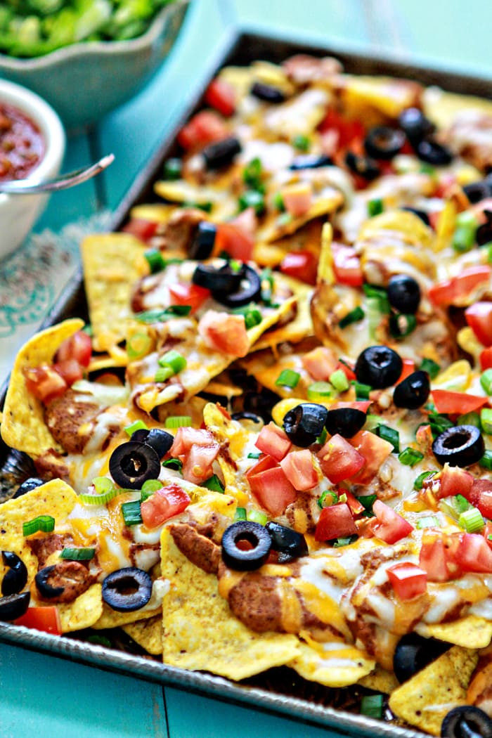 Recipes For Super Bowl Appetizers
 The BEST Nachos Recipe Loaded Baked Nachos