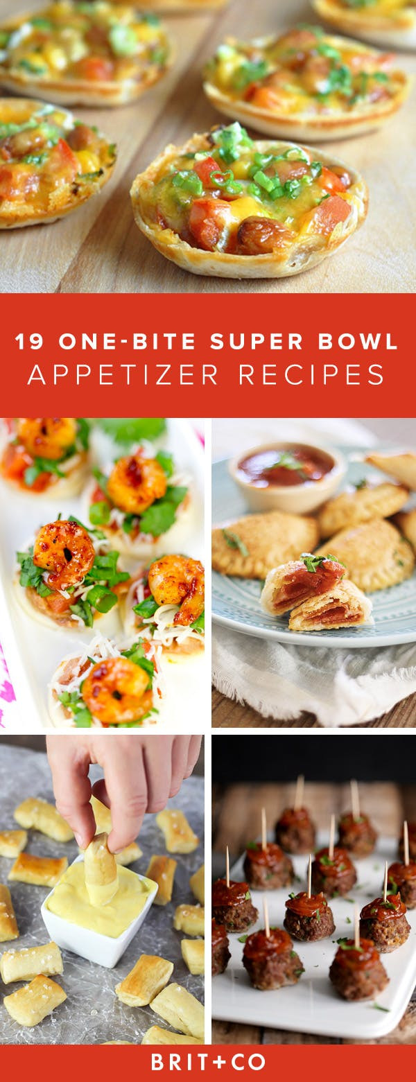 Recipes For Super Bowl Appetizers
 19 e Bite Appetizers for Your Super Bowl Party
