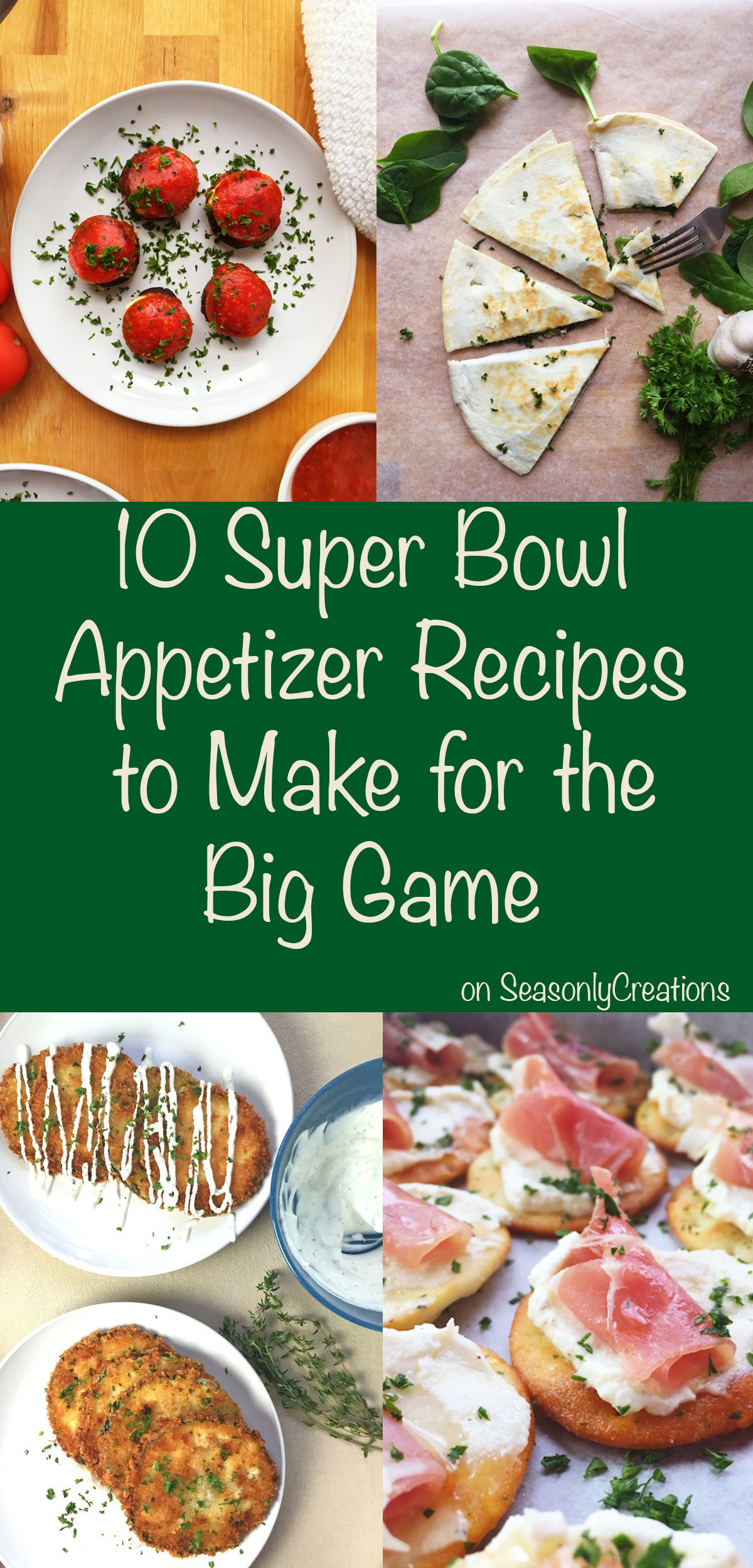 Recipes For Super Bowl Appetizers
 10 Super Bowl Appetizer Recipes to Make for the Big Game