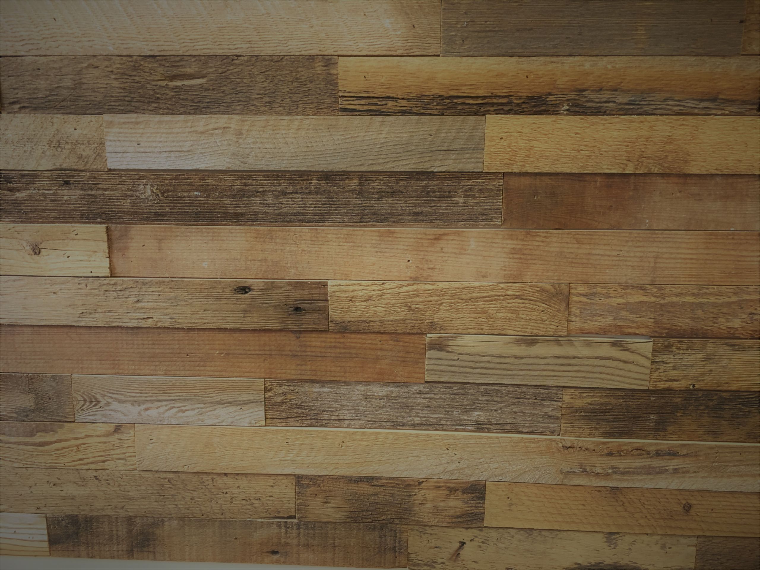 Reclaimed Barn Wood Flooring DIY
 DIY Reclaimed Wood Accent Wall Brown Natural 2 Inch Wide