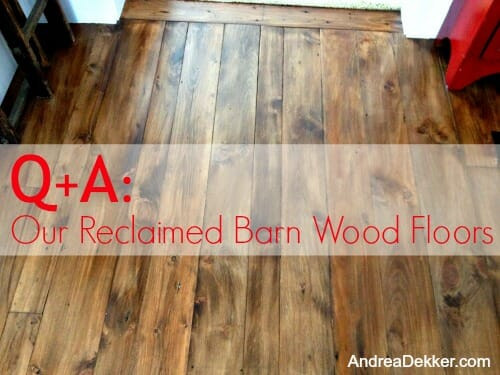 Reclaimed Barn Wood Flooring DIY
 Diy reclaimed barn wood floor making a wooden toy chest
