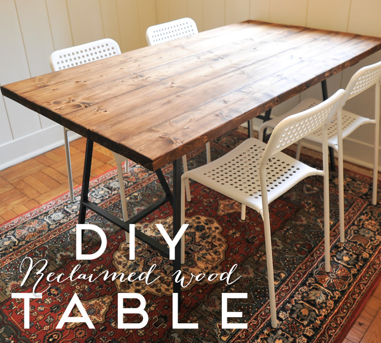 Reclaimed Wood Dining Table DIY
 a new bloom diy and craft projects home interiors