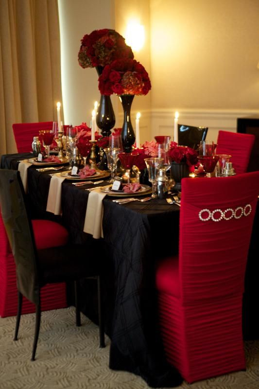 Red Black And White Wedding Decorations
 Picture Red And Black Wedding Ideas