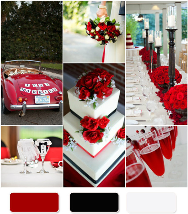 Red Black And White Wedding Decorations
 The Red Wedding Color bination Ideas