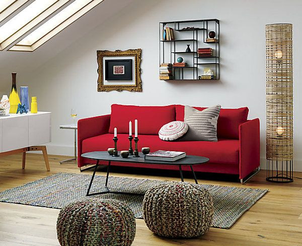 Red Couches Living Room Ideas
 Small Cabin Decorating Ideas and Inspiration