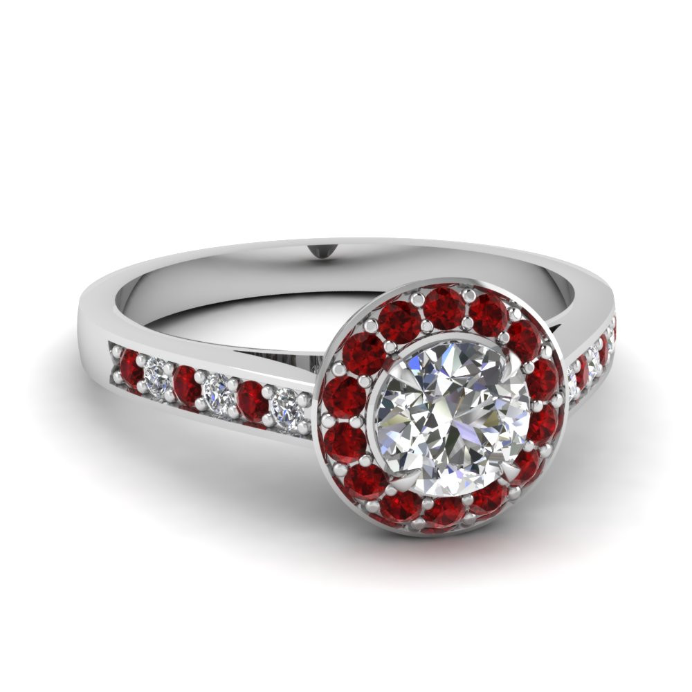 Red Diamond Engagement Rings
 Affordable Halo Engagement Rings