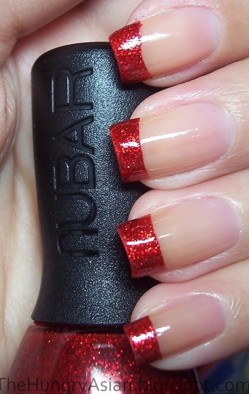 Red Glitter Tip Nails
 40 Red Nail Designs You ll Love Get Creative FMag