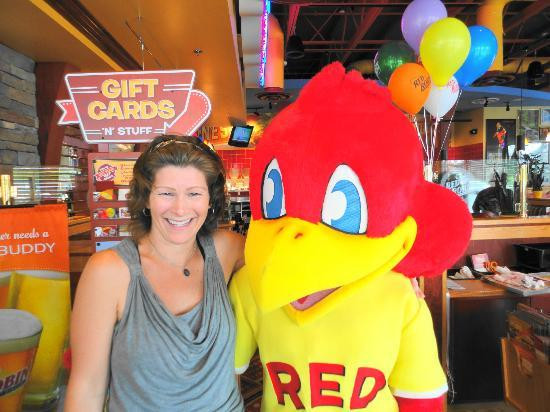 Red Robin Birthday Party
 Red Robin and I on my birthday P S Kids night is Tues
