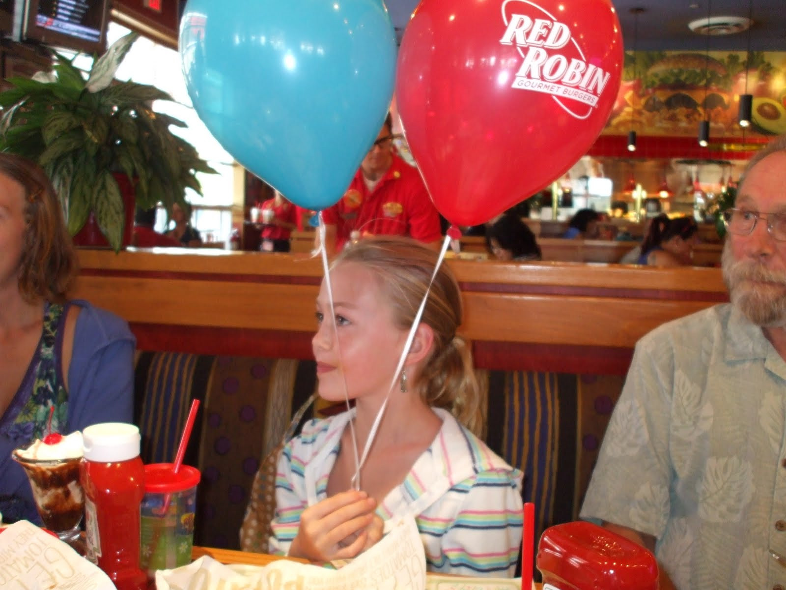 Red Robin Birthday Party
 Thinking Too Much May 2011