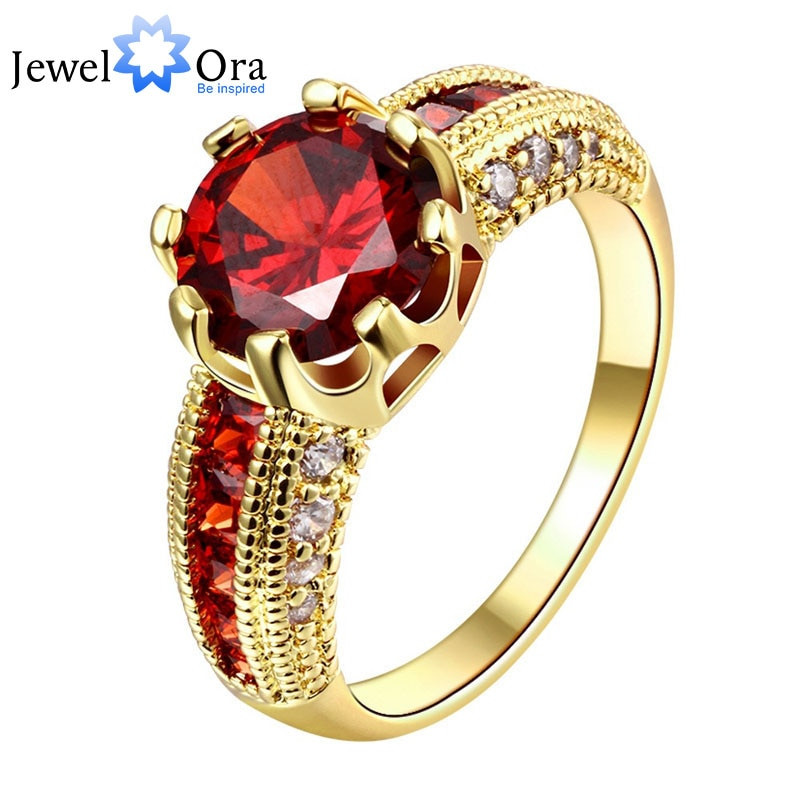 Red Wedding Rings
 Aliexpress Buy Engagement Rings Cubic Zirconia Rings