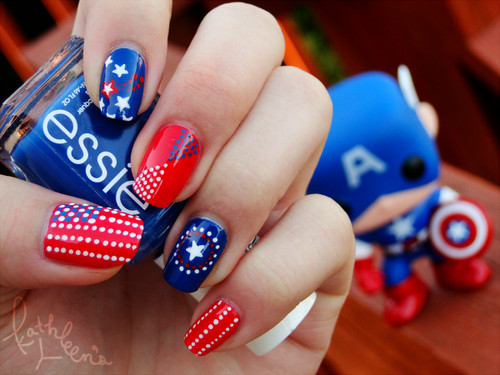 Red White Blue Nail Art
 Lush Fab Glam Blogazine Get Patriotic With Red White