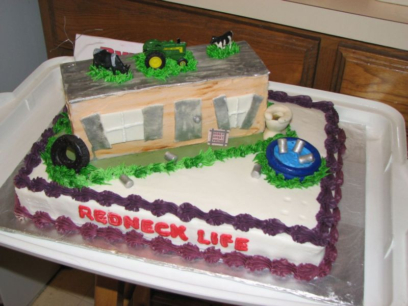 Redneck Birthday Cake
 Happy Birthday Redneck Charger