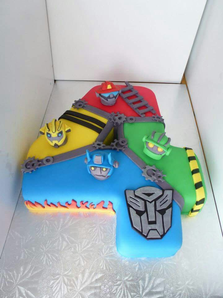Rescue Bots Birthday Party Supplies
 Rescue bots cake number
