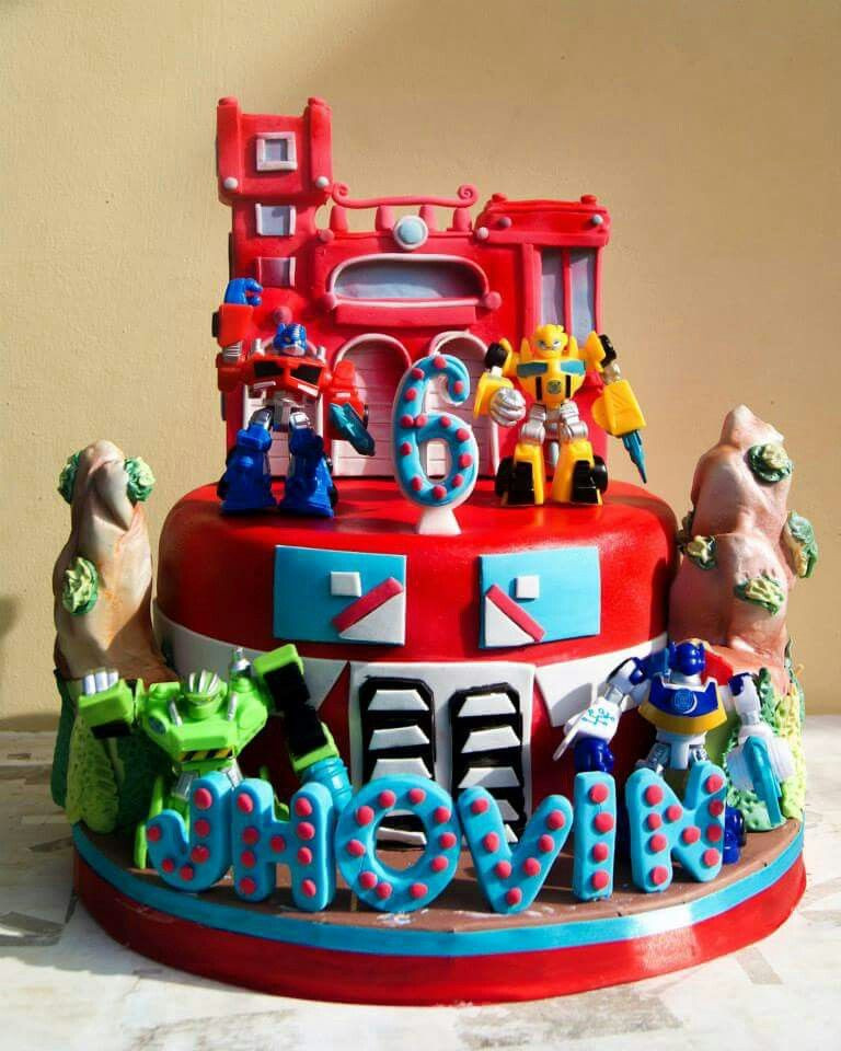 Rescue Bots Birthday Party Supplies
 Rescue bots cake …