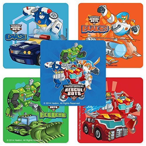 Rescue Bots Birthday Party Supplies
 Transformers Rescue Bots Stickers Birthday and Theme
