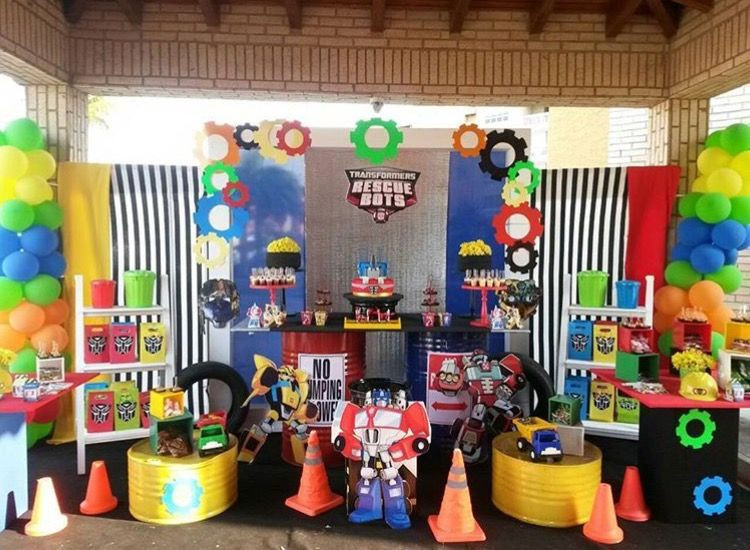 Rescue Bots Birthday Party Supplies
 Inspiration Rescue Bots Party in 2019